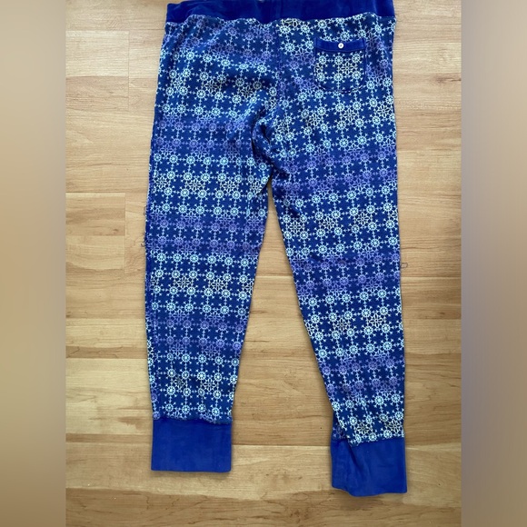 VTG Y2K Victoria's Secret thermal snowflake pajama set L - Picture 8 of 8